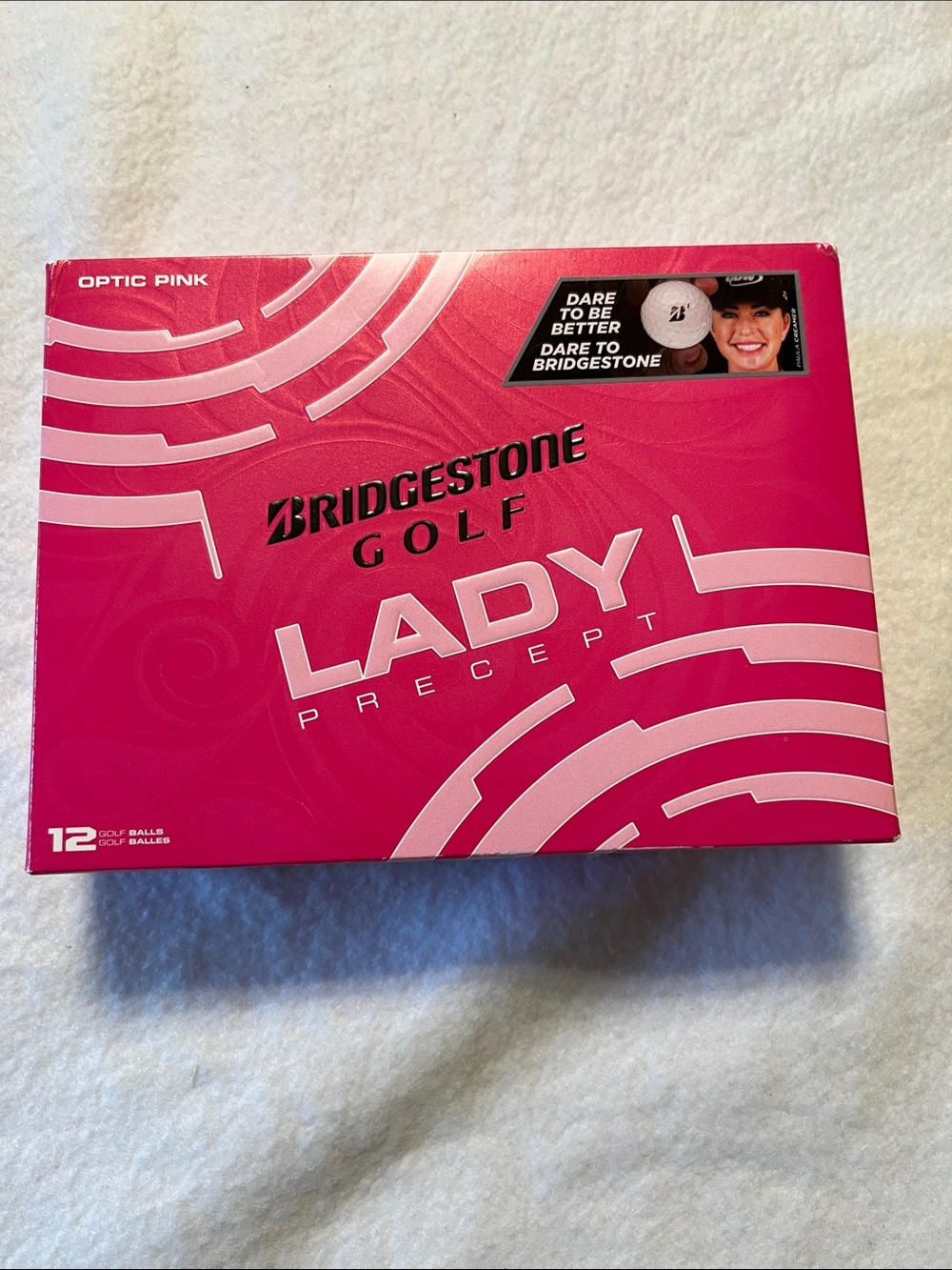 Bridgestone Lady Precept Golf Balls - Optic Pink (12 Pack)